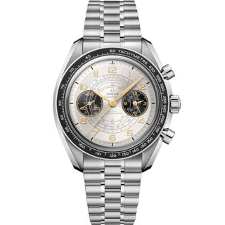 Omega - 522.30.43.51.02.001  Speedmaster Chronoscope Master Chronometer Olympic Games Paris 2024 Stainless Steel / Silver / Bracelet