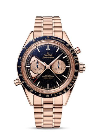 Omega - 522.50.45.52.03.001  Speedmaster Chrono Chime Co-Axial Master Chronometer Chronograph Sedna Gold / Aventurine