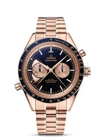 Omega Speedmaster Date 38 Sedna Gold - Diamond / Brown (522.50.45.52.03.001)