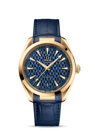 Omega - 522.53.41.21.03.001  Seamaster Aqua Terra 150M Master Chronometer 41 Yellow Gold / Blue / Tokyo 2020 Olympics