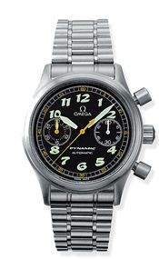 Omega - 5240.50.00  Dynamic III Chronograph Stainless Steel / Black / Bracelet