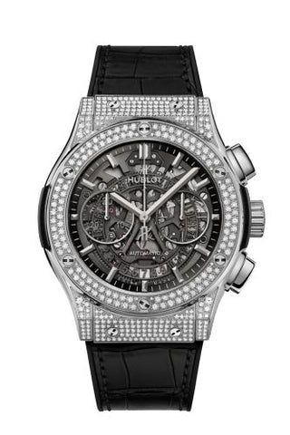 Hublot - 525.NX.0170.LR.1704  Classic Fusion 45 Aerofusion Chronograph Titanium - Pavé