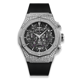 Hublot - 525.NX.0170.RX.1704.ORL18  Classic Fusion 45 Aerofusion Chronograph Orlinski Titanium Pavé