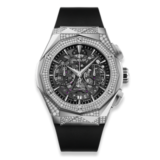 Hublot - 525.NX.0170.RX.1804.ORL18  Classic Fusion 45 Aerofusion Chronograph Orlinski Titanium Alternative Pavé