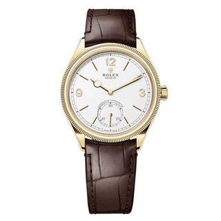 Rolex - 52508-0006  Perpetual 1908 39 Yellow Gold / White