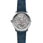 Jaeger-LeCoultre - 52534E1  Master Grande Tradition Gyrotourbillon Westminster Perpetual White Gold / Blue