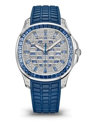 Patek Philippe - 5268/461G-001  Aquanaut Luce Self-Winding White Gold - Sapphire / Checkerboard