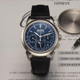 Patek Philippe - 5270G-014  Perpetual Calendar Chronograph 5270 White Gold / Blue Double Chin