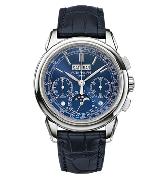 Patek Philippe - 5270G-019  Perpetual Calendar Chronograph 5270 White Gold / Blue