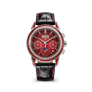 Patek Philippe - 5271/12P-010  Perpetual Calendar Chronograph 5271 Platinum - Ruby / Red