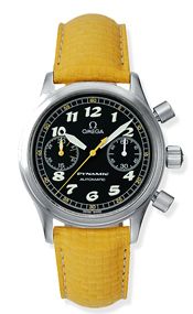 Omega - 5290.50.40  Dynamic III Chronograph Stainless Steel / Black / Yellow Coramide