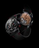 MB&F - 53.BTL.B  Legacy Machine N°1  LM1 Alain Silberstein Black Titanium