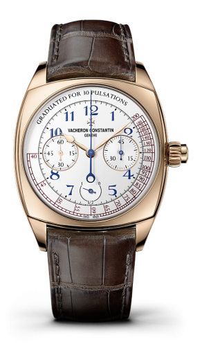 Vacheron Constantin - 5300S/000R-B055  Harmony Chronograph Pink Gold / Blue Numerals