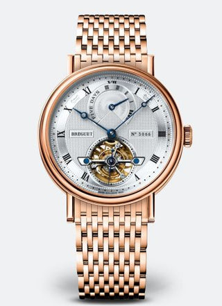 Breguet - 5317BR/12/RV0  Tourbillon Five Days Rose Gold / Silver / Bracelet