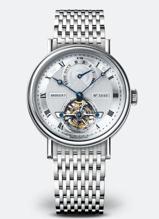 Breguet - 5317PT/12/PV0  Tourbillon Five Days Platinum / Silver / Bracelet