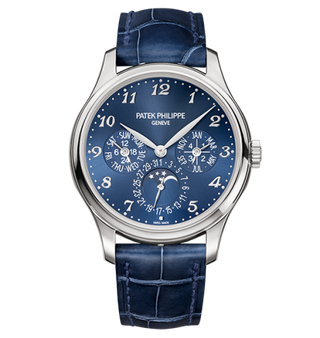 Patek Philippe - 5327G-001  Perpetual Calendar 5327 White Gold / Blue