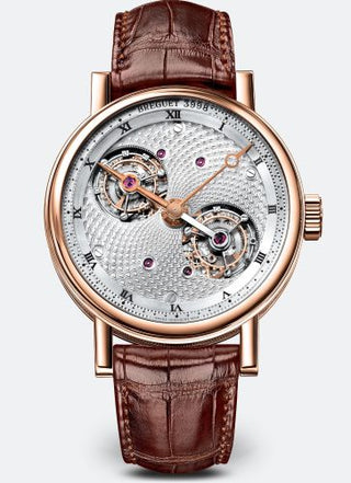 Breguet - 5347BR/11/9ZU  Double Tourbillon Rose Gold / Silver