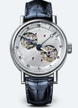 Breguet - 5347PT/11/9ZU  Double Tourbillon Platinum / Silver