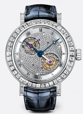 Breguet - 5349PT/11/9YV/DD0D  Double Tourbillon 5349 Platinum - Baguette / Diamond