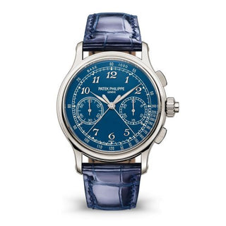 Patek Philippe - 5370P-011  Split-Seconds Chronograph 5370 Platinum / Blue