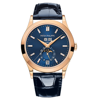 Patek Philippe - 5396R-015  Annual Calendar 5396 Rose Gold / Blue / Baguette