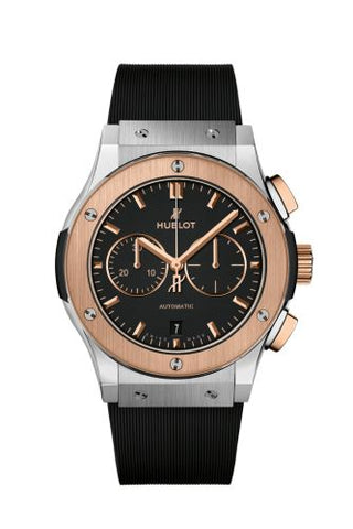 Hublot - 541.NO.1181.RX  Classic Fusion 42 Chronograph Titanium - King Gold / Black / Rubber