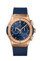 Hublot Classic Fusion 45 Chronograph Ceramic / Blue / Rubber (541.OX.7180.RX)