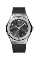 Hublot Classic Fusion 45 Titanium / Green / Rubber (542.NX.7071.RX)