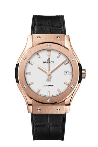 Hublot - 542.OX.2611.LR  Classic Fusion 42 King Gold / Opalin / Alligator