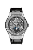 Hublot Classic Fusion 33 Titanium - Diamond / Black / Rubber (547.NX.0170.LR.1104)