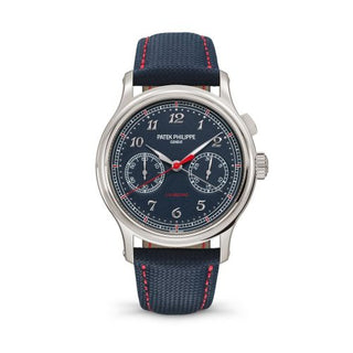 Patek Philippe - 5470P-001  Monopusher Chronograph 5470 Platinum / Blue