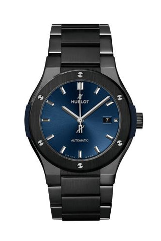 Hublot - 548.CM.7170.CM  Classic Fusion 42 Ceramic / Blue / Bracelet