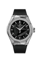 Hublot Classic Fusion Orlinski 40 Titanium - Pavé / White / Rubber (550.NS.1800.RX.1804.ORL19)