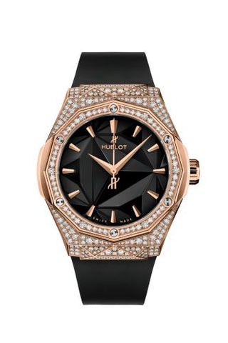 Hublot - 550.OS.1800.RX.1604.ORL19  Classic Fusion Orlinski 40 Kng Gold - Pavé / Black / Rubber