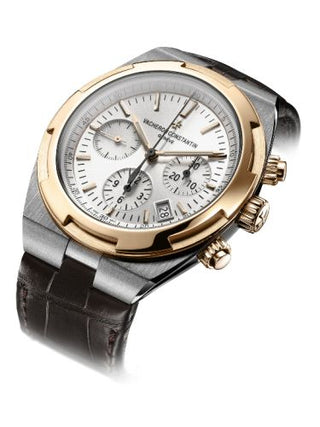 Vacheron Constantin - 5500V/000M-B074  Overseas Chronograph Stainless Steel / Pink Gold / Silver