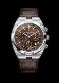 Vacheron Constantin - 5500V-110A-B147  Overseas Chronograph Stainless Steel / Brown