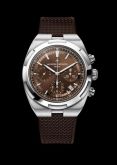 Vacheron Constantin - 5500V-110A-B147  Overseas Chronograph Stainless Steel / Brown