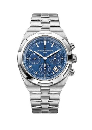 Vacheron Constantin - 5500V/110A-B148  Overseas Chronograph Stainless Steel / Blue