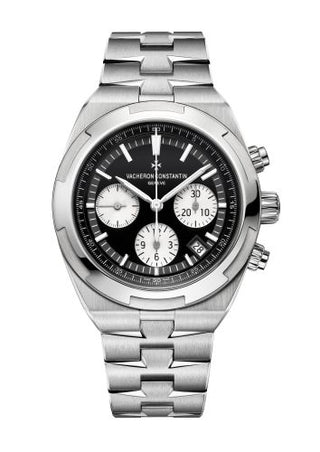 Vacheron Constantin - 5500V/110A-B481  Overseas Chronograph Stainless Steel / Black