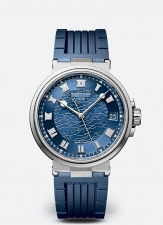 Breguet - 5517BB/Y2/5ZU  Marine 5517 White Gold / Blue / Rubber