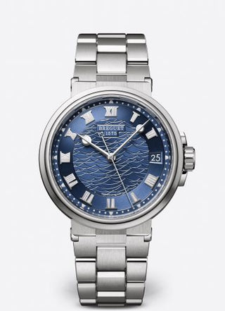 Breguet - 5517BB/Y2/BZ0  Marine 5517 White Gold / Blue / Bracelet