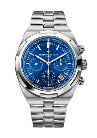 Vacheron Constantin - 5520V/210A-B148  Overseas Chronograph Stainless Steel / Blue