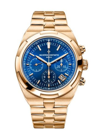 Vacheron Constantin - 5520V/210R-B952  Overseas Chronograph Pink Gold / Blue