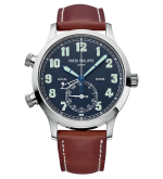 Patek Philippe - 5524G-001  Calatrava Pilot Travel Time 5524 White Gold / Blue