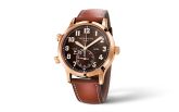 Patek Philippe - 5524R-001  Calatrava Pilot Travel Time 5524 Rose Gold / Brown