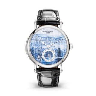 Patek Philippe - 5539G-015  Tourbillon Minute Repeater 5539 White Gold / Old Views of Geneva