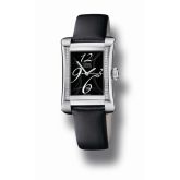 Oris - 01 561 7621 4964-07 5 16 75  Rectangular Date Diamonds 25.9 Stainless Steel / Black