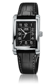 Oris - 01 561 7656 4034-07 5 17 71FC  Rectangular Date 24.5 Stainless Steel / Black - Arabic