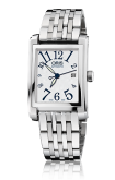 Oris - 01 561 7656 4061-07 8 17 82  Rectangular Date 24.5 Stainless Steel / Silver - Arabic / Bracelet