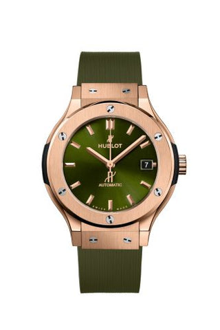 Hublot - 565.OX.8980.RX  Classic Fusion 38 King Gold / Green / Alligator